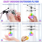 Ocditikl Flying Orb Ball, Rechargeable Flying Ball Toy with Remote, Light Up Orbiter Indoor Outdoor Christmas Toys Gifts for Birthday Boys Girls Ages 6 7 8 9 10+ Year Old