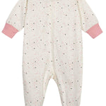 Onesies Brand Baby Girls' 4-Pack Sleep 'N Play Footies Multi Pack, Bunny Pink, Newborn