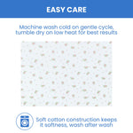 Delta Children Fitted Crib Sheets for Girls and Boys - Crib Sheet for Standard Crib and Toddler Mattresses - 28x52 Inch (Pack of 2), Pink Floral
