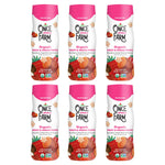 Once Upon A Farm Apple, Sweet Potato & Coconut Puffed Sorghum Snack, Fruit & Veggie Puffs, Non GMO, 1.5 Ounces (Pack Of 6)