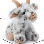 The Petting Zoo Goat Stuffed Animal Plushie, Gifts for Kids, Wild Onez Babiez Farm Animals, Goat Plush Toy 6 inches