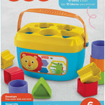 Fisher-Price Stacking Toy Baby's First Blocks Set of 10 Shapes for Sorting Play for Infants Ages 6+ Months