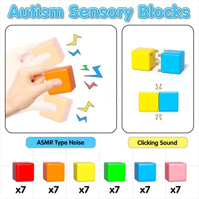 Apluses 42PCS Magnetic Blocks, Gifts for 3 4 5 6 Year Old, Magnet Building Blocks for Toddlers, Girls & Boys, Sensory - Montessori - Autism - Magnetic Toys for Kids Ages 3-5 4-8