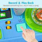 Baby DJ Table for Toddlers 1-3, Baby Musical Piano Toys 6-9-12-18 Months Toddler Activity Learning DJ Mixing Table with Music & Light Educational Toys for 1 Year Old Boy Girl Christmas Birthday Gifts