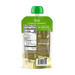 Happy Baby Organics Stage 2 Baby Food Pouches, Gluten Free, Vegan & Healthy Snack, Clearly Crafted Fruit & Veggie Puree, Apples, Kale & Avocados, 4 Ounces (Pack of 16)