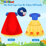 Meland Princess Dress - Light Up Princess Dress Up Clothes for Girls 3-8 Princess Costumes for Girls Toddlers Birthday Gift