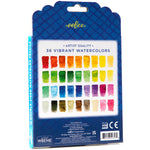 eeBoo: Yumi's Mushrooms Watercolor Pencils – 18 Double-Sided Pencils, 36 Colors, Foil Barrels, Add Water to Paint, Artist Quality Art Supplies