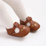 Myleleya Infant Baby Beach Sandals Summer Wedding Dress Flat Shoes Newborn Crib Shoes First Walkers Prewalkers Shoes