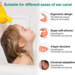 Kids Swimming Ear Plugs,3 Pairs Waterproof Reusable Silicone Child Swim Earplugs for Swimming Surfing Bathing Showering,Small Children Water Ear Plugs Suitable for Boys and Girls (Kids 6-14 Years Old)