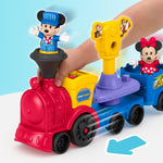 Fisher-Price Little People Toddler Toy Disney Jr Mickey & Minnie Musical Train with 2 Figures for Pretend Play Kids Ages 18+ Months