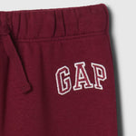 GAP Baby Boys Fleece Logo Jogger Red Delicious 3YRS