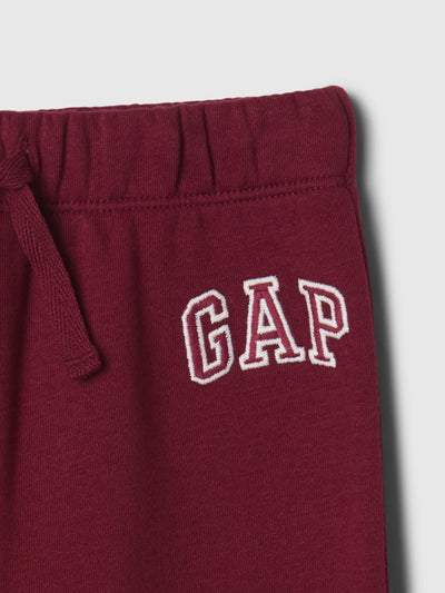 GAP Baby Boys Fleece Logo Jogger Red Delicious 3YRS