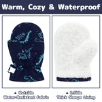 Olreco Toddler Snow Mittens Toddler Mittens Baby Gloves Toddlers Waterproof Mitten Baby Mitten 12-18 Months Babies Winter Glove