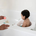 Regalo Baby Basics™ Bath Seat, Award Winning Brand, Provides Support and Balance for Sit-Up Bathing, Includes Strong and Secure Suction Cup System, Drain Holes for Easy Clean Up, 0560 DS, White