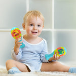 La Granja De Zenon Newborn Toys Bartolito Maracas for Kids with Electric,Egg Shakers Maracas and Baby Rattles 0-6 Months,Musical Instrument for Party Games Baby Party Favors（2PCS）