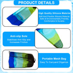 Kids Swim Fins, Fins for Swimming Kid,Short Kids Flipper with Mesh Bag,Swimming Flippers for Lap Swimming Training,Flippers for Children Adults Beginners (A Fins, S (US Kids 2-4))
