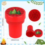 Lemicin 24 PCS Camp Party Favors Camping Adventure Mini Stamps Colorful Self Inking Stamps Camping Themed Party Favors for Boys Girls Student School Classroom Rewards Carnival Prizes Supplies