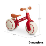 Radio Flyer Early Balance Bike, Red Toddler Balance Bike for Ages 1-3 Years