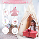 CHAREX Lifelike Reborn Baby Dolls - 22 Inch Realistic Newborn Baby Doll Soft Body Real Life Baby Dolls Girl with Accessories Gifts for Kids Age 3 + & Collection