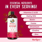 MARYRUTH'S Liquid Morning Multivitamin for Women, Men & Kids | Vitamin A C D E B6 B12 Biotin Zinc | Beauty | Vegan | Non-GMO | Gluten Free | 32 Servings