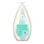 Johnson's CottonTouch Newborn Baby Wash & Shampoo with No More Tears, Sulfate-, Paraben- Free for Sensitive Skin, Made with Real Cotton, Gently Washes Away Dirt & Germs, 27.1 fl. oz