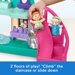 Fisher-Price Disney Frozen Arendelle Castle Playset with Lights & Sounds Little People, 2 Character Figures, Toddler Toys