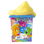 Happy Nappers: Care Bears 26" Pillow Pocket Pal - Funshine Bear - Plush Character Pillow Case, Animal Cover w/Weighted Paws, Kids Soft Huggable Companion