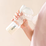 NCVI Manual Breast Pump 20mm Flange and Silicone Breast Milk Collector Catcher, BPA Free