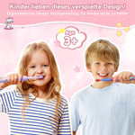 JTF Kids Electric Toothbrush, 5 Gentle Modes with Smart Timer for Ages 3-12