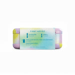 Welly Quick Fix Colorwash, On The Go First Aid Kit, Assorted Bandages, Ointments, and Hand Sanitizer, Tie Dye Patterns, 2 Pack