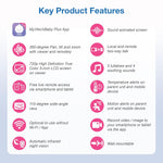 VTech Upgraded Smart WiFi Baby Monitor VM901, 5-inch 720p Display, 1080p Camera, HD NightVision, Fully Remote Pan Tilt Zoom, 2-Way Talk, Free Smart Phone App, Works with iOS, Android