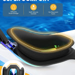 MOXTOYU Swimming Goggles 2 Pack, Professional Anti Fog No Leaking UV Protection Wide View Swim Goggles for Women Men Adult Youth