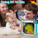 Baby Music Toys 12-18 Months, Animal Baby Piano Musical Light Infant Toys Toddlers Early Education Birthday Gift for 1 2 Year Old Girls Boys (Dinosaur)