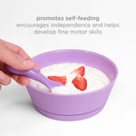 Ubbi Silicone Baby Training Spoons, 3-Pack Soft-Tip Self-Feeding Utensils for Baby-Led Weaning, Easy-Grip Toddler Spoons, BPA-Free, Dishwasher Safe