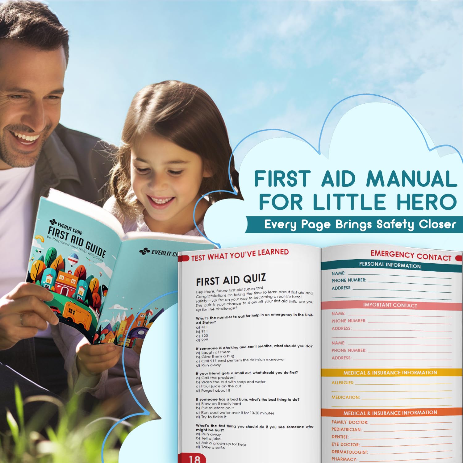 EVERLIT Care Rescue Pack | Family-Friendly First Aid - Baby Care ...