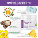 Stretch Mark Cream for Pregnant Women: Stretch Mark Treatment for Pregnancy - Belly Butter For Pregnant Women - Massage Lotion To Prevent And Repair Maternity Stretch Marks Scar - 4 Oz