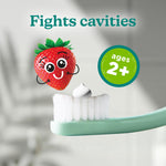 Tom's of Maine Natural Kids Fluoride Toothpaste, Strawberry, 3 Pack, 5.1 oz