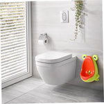 Urinal for Toddlers Boys Frog Urinal Potty Training 13x11" Wall Hanging/Suction Cup Toddler with Aiming Target at Home, Kindergarten, Preschool