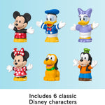 Fisher-Price Little People Toddler Toy Disney Mickey Mouse & Friends 6-Piece Figure Set for Preschool Pretend Play Kids Ages 18+ Months