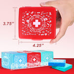 EVERLIT Pocket-Aid Mini First Aid Kit | Compact, Portable Hard-Shell Cases of 50 Items | Cuts, Scrapes, Wound Care Essentials for Travel, Outdoor, School, Camping, Home, Office (12 Packs | 600 Pcs)