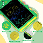 BKM LCD Writing Tablet for Kids, Educational Toddler Toys, Colorful Doodle Board Drawing Tablet with Screen Lock & Erase Button, Dinosaur Toys for Ages 3-8, Birthday Gifts for Boys Girls,8.5 inch