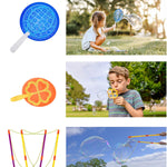 Giant Bubble Wands, Big Bubble Wands Toys Set with Tray Bulk Funny Bubbles Maker for Kids Toddlers Adults Summer Outdoor Activities Birthday Gifts Bubble Party Favors, 22 Pcs