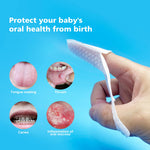 BabyPearl Baby Tongue Cleaner Newborn Baby Finger Toothbrush, 42 Count Disposable Wet and Dry Use Baby Mouth Cleaner, Baby Oral Cleaner Clean 0-36 Months Toddler Teeth, Gums, Tongue Coating