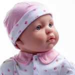 JC Toys 20-inch La Baby Soft Body Doll | Washable | Gift Set includes Magic Milk Bottle & Pacifier | Removable Pink Outfit | Perfect for Toddlers and Kids Ages 2+