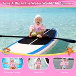 MoKo Toddler Swim Vest for Kids, Swim Arm Floaties 13-70lbs Cartoon Swimming Water Wings Pool Float Vests Sleeves Shoulder Straps Arm Band for Children Learn to Swim