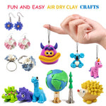 Air Dry Clay 24 Colors, Modeling Clay for Kids, DIY Molding Magic Clay, Toy Gifts for Age 3+ Years Old Boys Girls Kids