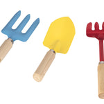Little Gardener Tool Set with Garden Tools Bag for Kids Gardening - Kit includes Watering Can, Children Gardening Gloves, Shovel, Rake, Fork and Garden Tote Bag-Children Gardening All in One Kit