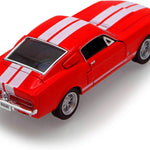 KiNSMART - 1967 Ford Shelby Mustang GT500 1:38 Scale 5" Die Cast Metal Model Toy Muscle Car (Blue)