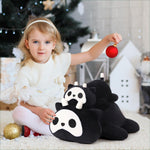 Yeqivo Cute White Cat Plush Toy Pillow Soft Stuffed Animal Kawaii Plushie Toy 50CM/19.7Inch