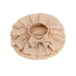 HOOLCHEAN Baby Girls Soft Cotton Gauze Ruffle Mini Skirt with Shorts (Khaki, L: 12-24 Months)